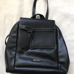 Gently used Nine West Backpack Handbag (black)